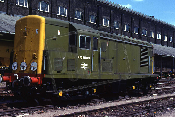ADB 968000 (ADB96800B)  At Stratford Depot 14-07-1979