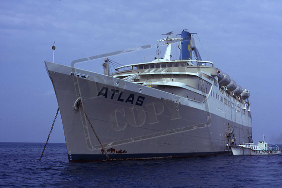 ATLAS RHODES 14-5-1973 MAIDEN VOYAGE