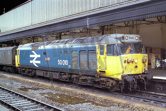 50010 MONARCH (Cat No MSP50010) Exeter St Davids 05-07-1986 Mike Spencer 012