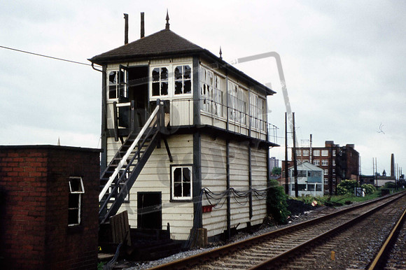 Humberstone Lane Signal Box (Cat No LOC1018) 14-06-1980