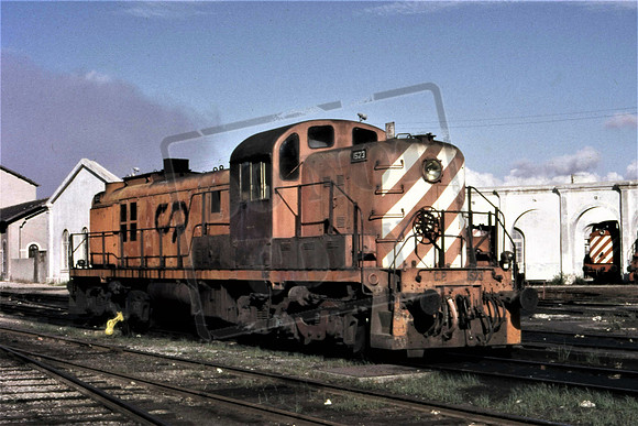 1523 POR Alco diesel at Barreiro 1986