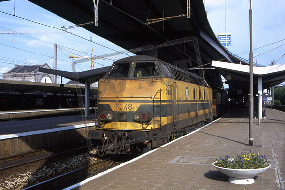 6248 BELGIUM CHARLEROI 17.49 TO COUVIO. 02-08-89