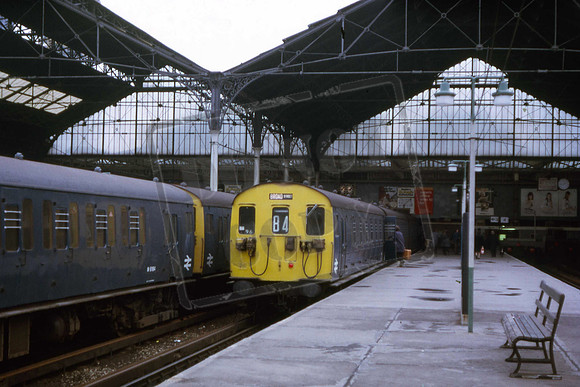 Broad Street Station (Cat No LOC1015) with a Class 501 unit. 1973