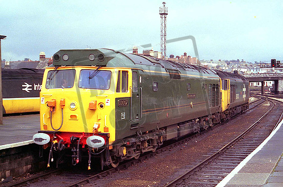50007 SIR EDWARD ELGAR & 50003 TEMERAIRE (Cat No MSP50007C) Plymouth 04-04-1987 Mike Spencer 033