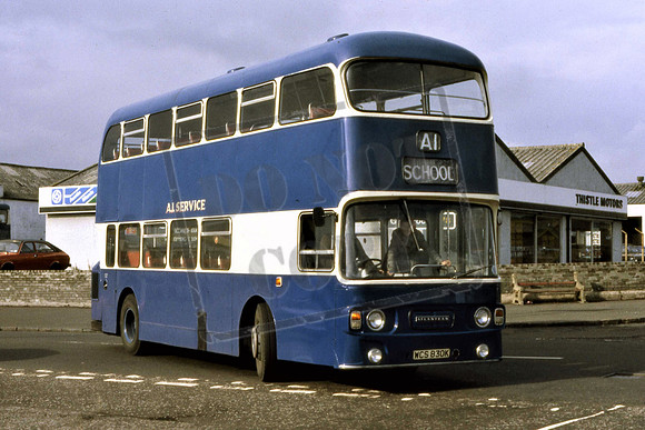 WCS830K A1 SERVICES Leyland Atlantean Alexander 1981