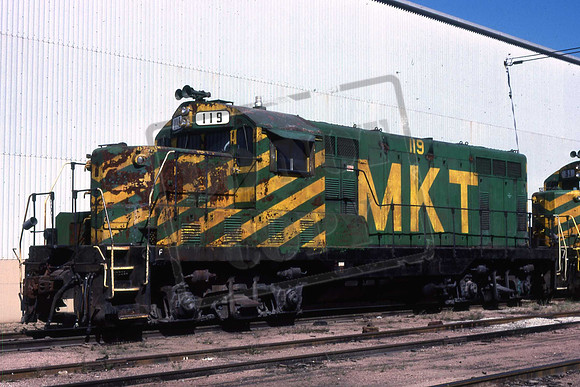 119 MKT MISSOURI KANSAS TEXAS GP-7 KANSAS CITY, MO. 25TH SEPT 1989 FRED KRAUSE